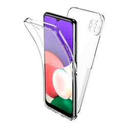 Coque intégrale 360° - Samsung - Galaxy A22 5G - Protection complète - Transparent - Anti-choc