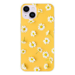 Coque Silicone Imprimée - 1001 Coques - iPhone 15 - Motif Marguerittes - Protection Optimale - Souple