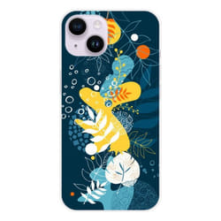 Coque en silicone - Compatible Apple iPhone 15 - design sea flowers