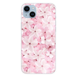 Coque en silicone - Compatible Apple iPhone 15 Plus - design sakura