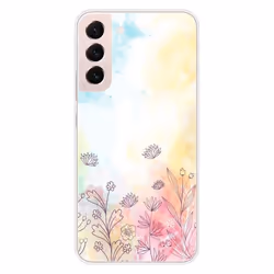 Coque en silicone - Compatible Samsung Galaxy S22 Plus - design watercolor flowers