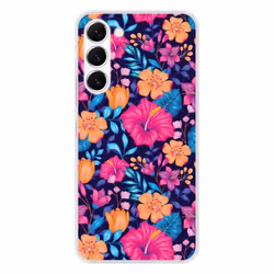 Coque Silicone Imprimée - 1001 Coques - Samsung Galaxy S23 - Fleurs Exotiques - Souple - Transparent
