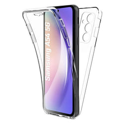 Coque intégrale 360°- Compatible Samsung Galaxy A54 5G – Double protection transparente