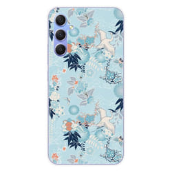 Coque en silicone - Compatible Samsung Galaxy A34 5G - design kimono
