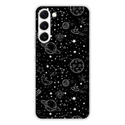 Coque en silicone - Compatible Samsung Galaxy S23 - design galaxy draw