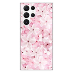 Coque en silicone - Compatible Samsung Galaxy S23 Ultra - design sakura