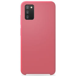 Coque en silicone Soft Touch - Samsung - Galaxy A03S - Rose - Antichoc - Recharge sans fil