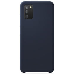 Coque silicone Soft Touch - Samsung - Galaxy A03S - Bleu - Antichoc - Recharge sans fil