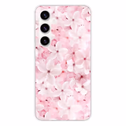 Coque en silicone - Compatible Samsung Galaxy S23 FE - design sakura