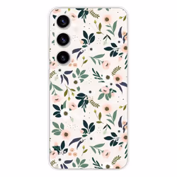 Coque Silicone Imprimée - 1001 Coques - Samsung Galaxy S23 FE - Motif Fleurs - Protection Optimale - Souple