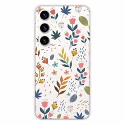 Coque Silicone Imprimée - 1001 Coques - Samsung Galaxy S23 FE - Fleurs Colorées - Souple - Protection Optimale