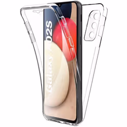 Coque intégrale 360°- Compatible Samsung Galaxy A02S – Double protection transparente