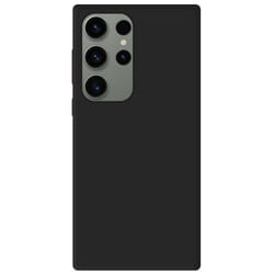 Coque en silicone noir - Compatible Samsung Galaxy S23 Ultra