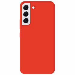 Coque en silicone rouge - Compatible Samsung Galaxy S22 Plus