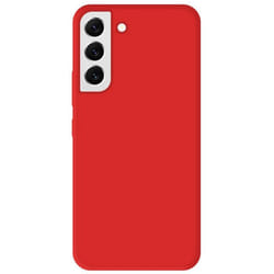 Coque en silicone rouge - Compatible Samsung Galaxy S22 Plus