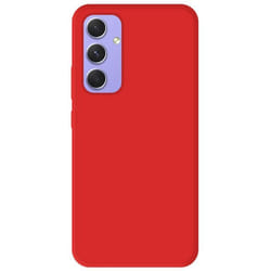 Coque en silicone rouge - Compatible Samsung Galaxy A54 5G