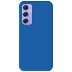 Coque en silicone bleu - Compatible Samsung Galaxy A54 5G
