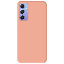Coque en silicone rose pale - Compatible Samsung Galaxy A34 5G