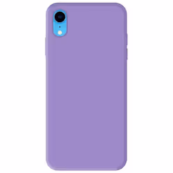 Coque en silicone violet - Compatible Apple iPhone XR