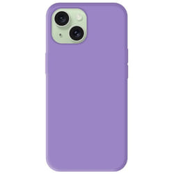 Coque en silicone violet - Compatible Apple iPhone 15