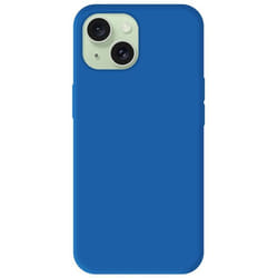 Coque en silicone bleu - Compatible Apple iPhone 15