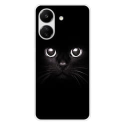 Coque en silicone - Compatible Xiaomi Redmi 13C 4G - design yeux de chat