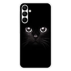 Coque en silicone - Compatible Samsung Galaxy A15 - design yeux de chat