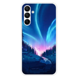 Coque en silicone - Compatible Samsung Galaxy A15 - design tombee de nuit