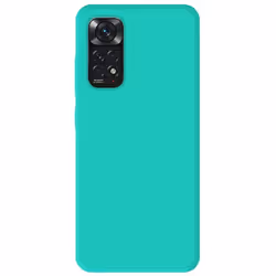 Coque en silicone vert deau - Compatible Xiaomi Redmi Note 11 4G
