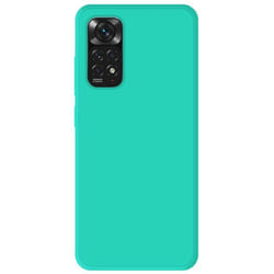 Coque en silicone vert deau - Compatible Xiaomi Redmi Note 11 4G