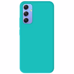 Coque en silicone vert deau - Compatible Samsung Galaxy A34 5G