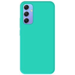Coque en silicone vert deau - Compatible Samsung Galaxy A34 5G