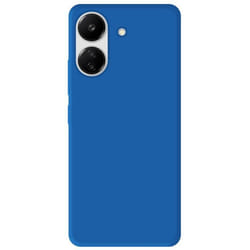 Coque en silicone bleu - Compatible Xiaomi Redmi 13C 4G
