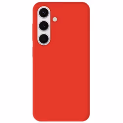 Coque en silicone rouge - Compatible Samsung Galaxy S24 Plus Samsung Galaxy S25 Plus