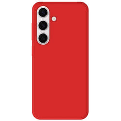 Coque en silicone rouge - Compatible Samsung Galaxy S24 Plus Samsung Galaxy S25 Plus