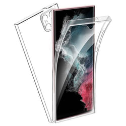 Coque intégrale 360°- Compatible Samsung Galaxy S24 Ultra – Double protection transparente