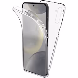 Coque intégrale 360°- Compatible Samsung Galaxy S24 Galaxy S25 – Double protection transparente