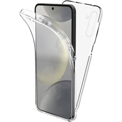Coque intégrale 360°- Compatible Samsung Galaxy S24 Galaxy S25 – Double protection transparente