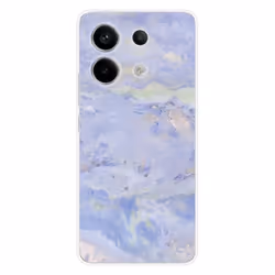 Coque en silicone - Compatible Xiaomi Redmi Note 13 Pro 5G - design marbre bleu