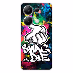 Coque en silicone - Compatible Xiaomi Redmi Note 13 Pro 4G - design swag or die