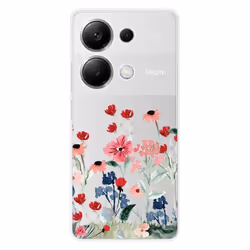 Coque Silicone Imprimée - 1001 Coques - Xiaomi Redmi Note 13 Pro 4G - Printemps en fleurs - Souple - Transparent