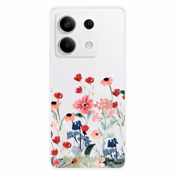 Coque Silicone Imprimée - 1001 Coques - Xiaomi Redmi Note 13 5G - Printemps en fleurs - Souple - Transparent