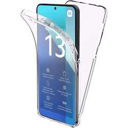 Coque intégrale 360°- Compatible Xiaomi Redmi Note 13 4G – Double protection transparente