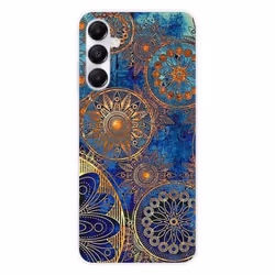 Coque en silicone - Compatible Samsung Galaxy A05S - design mandalla bleu