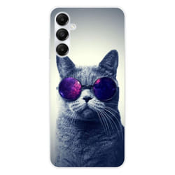 Coque en silicone - Compatible Samsung Galaxy A05S - design chat a lunette