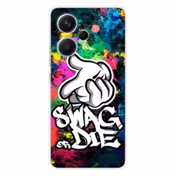 Coque en silicone - Compatible Xiaomi Redmi Note 13 Pro Plus 5G - design swag or die