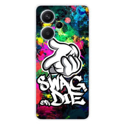 Coque en silicone - Compatible Xiaomi Redmi Note 13 Pro Plus 5G - design swag or die