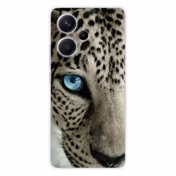 Coque en silicone - Compatible Xiaomi Redmi Note 13 Pro Plus 5G - design oeil de leopard