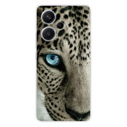 Coque en silicone - Compatible Xiaomi Redmi Note 13 Pro Plus 5G - design oeil de leopard