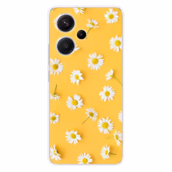 Coque en silicone - Compatible Xiaomi Redmi Note 13 Pro Plus 5G - design marguerittes